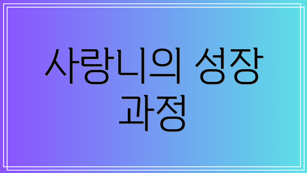 사랑니의 성장 과정