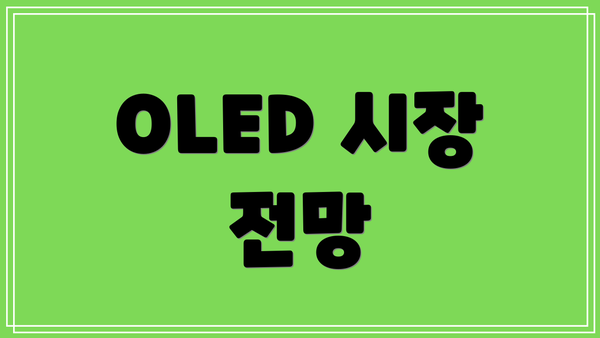 OLED 시장 전망