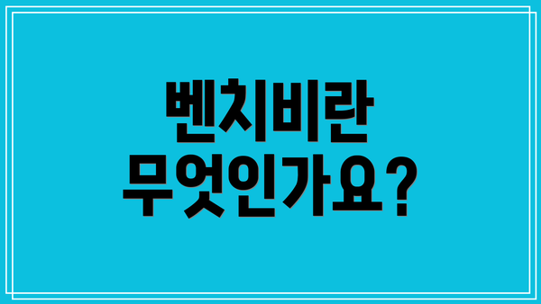 벤치비란 무엇인가요?