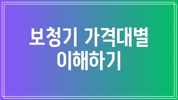 보청기 가격대별 이해하기