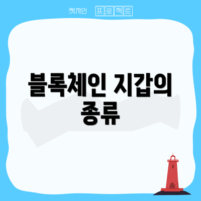 블록체인 지갑의 종류