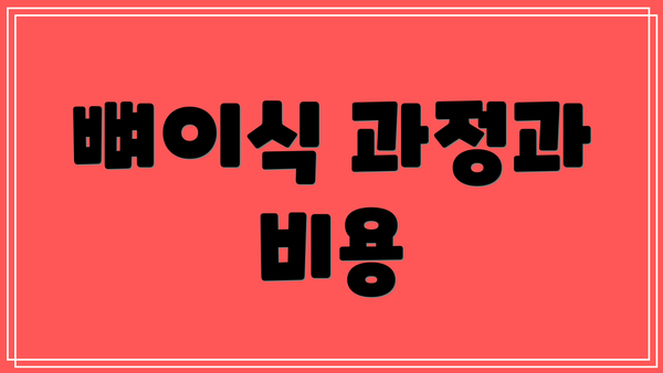 뼈이식 과정과 비용