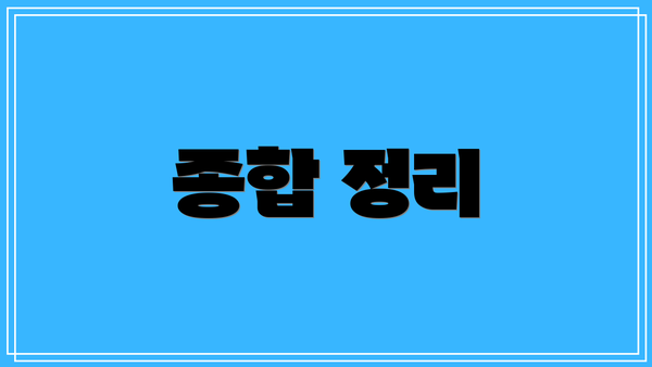 종합 정리